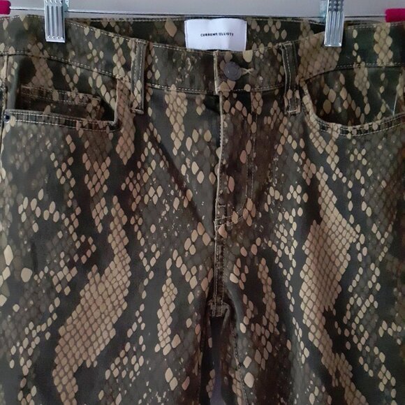 NWT Current | Elliott python print skinny crop jeans, 27 - Picture 16 of 16
